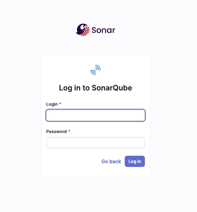 sonar-login