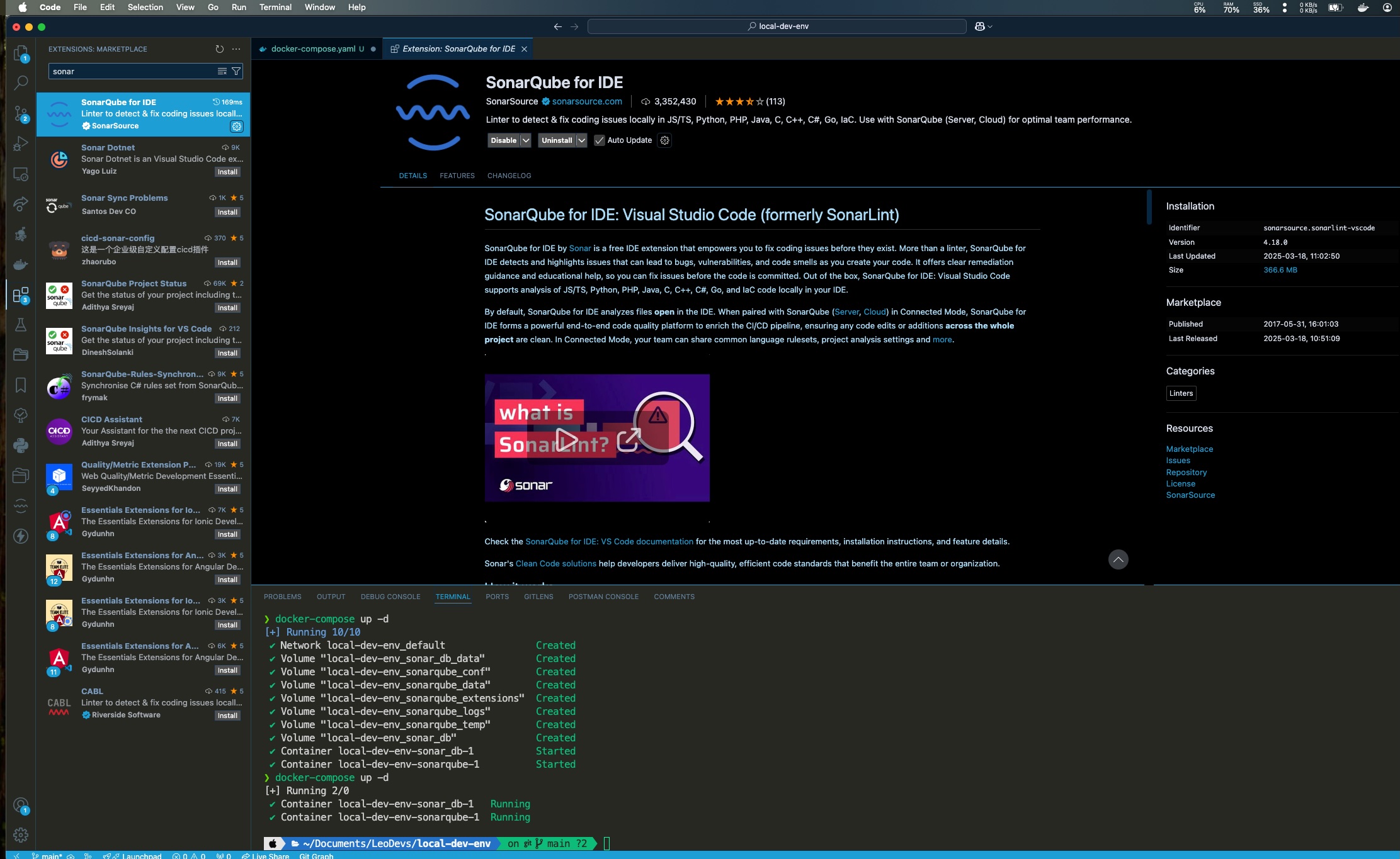 sonar-lint-vscode